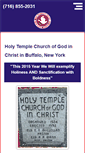 Mobile Screenshot of holytemplecogicbuffalo.com